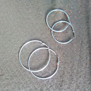 Hoop earrings